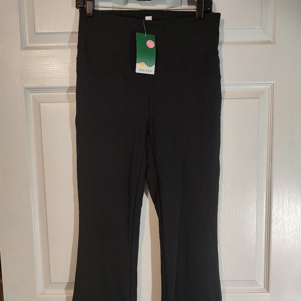 Halara High Waisted Back Pocket Flare Yoga Leggings Sz L
